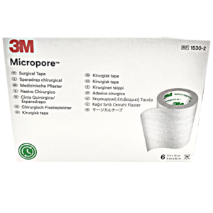 Tela Adhesiva Papel Micropore / 3M / 2,5cm X 9.1m