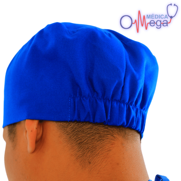 GORRO QUIRÚRGICO CON RESORTE COLOR AZUL UNITALLA - Image 4