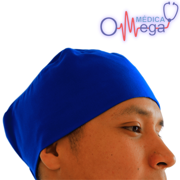 GORRO QUIRÚRGICO CON RESORTE COLOR AZUL UNITALLA - Image 2