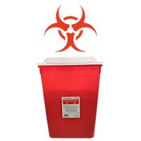 CONTENEDOR DE RESIDUOS PUNZOCORTANTES 13 LITROS DE CAPACIDAD