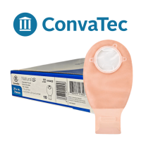 NATURA + BOLSA DRENABLE TRANSPARENTE INVISICLOSE 70MM POR PIEZA Y CAJA 416422