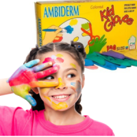 GUANTE AMBIDERM KID GLOVES TALLA CHICO CAJA C/100