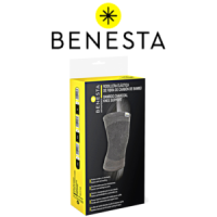 RODILLERA ELASTICA DE FIBRA DE CARBON DE BAMBU VARIAS TALLAS BENESTA