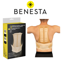 SOPORTE DE CLAVÍCULA Y CORRECTOR DE POSTURA CON DOS PANELES VARIAS TALLAS BENESTA PWR-01-1150