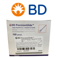 AGUJAS HIPODERMICAS PARA INSULINA 27G X 13MM BD CAJA CON 100 PIEZAS