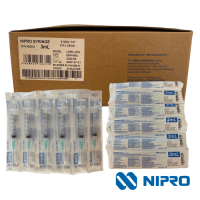 JERINGA 3ML 21X32MM CON AGUJA VERDE NIPRO