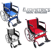 SILLA DE RUEDAS CON ASIENTO ACOJINADO Y RECOGE PIERNAS SP7000