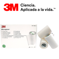 CINTA MICROPORE DE 7.6CM X 9.1M CAJA CON 4 PIEZAS 1530-3