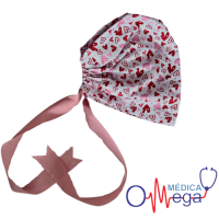 GORRO QUIRÚRGICO PARA DAMA CON LISTÓN Y RESORTE ANTI FLUIDOS VARIOS DISEÑOS