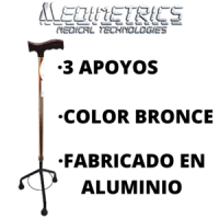 BASTÓN DE 3 APÓYOS BRONCE SPB7511