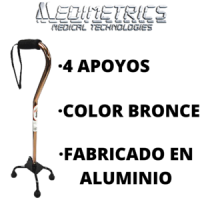 BASTÓN 4 APOYOS BRONCE SPB7507