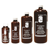 AGUA OXIGENADA AL 2.5 - 3.5% ALCOMEX ENVASES DE 125ML, 250ML, 500ML Y 1L