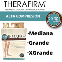 MEDIA DE ALTA COMPRESIÓN COLOR PIEL THERAFIRM TALLA MED-GDE-XGDE TH74113