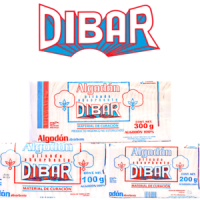 ALGODON ABSORBENTE DIBAR PRESENTACIONES EN 100, 200 Y 300 GRAMOS