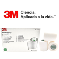 CINTA MICROPORE DE 5 CENTIMETROS X 9.1 METROS CAJA CON 6 PZAS 1530-2