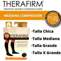 CALCETÍN CABALLERO MEDIANA COMPRESIÓN COLOR CAFÉ THERAFIRM TALLA CH-MED-GDE-XGDE TH68353