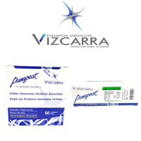 CATÉTER INTRAVENOSO DESECHABLE VERDE PUNZOCAT 18G X 1 1/4” (32mm) CAJA CON 50 PIEZAS