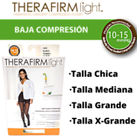 PANTIMEDIA BAJA COMPRESIÓN COLOR BLANCA THERAFIRM TALLA CH-MED-GDE-XGDE TH35017