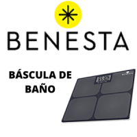 BASCULA DE BAÑO ELECTRONICA CAPACIDAD DE 180KG BENESTA ZGI-EB805