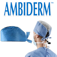 GORRO PARA CIRUJIA COLOR AZUL PAQUETE CON 100 PIEZAS AMBIDERM