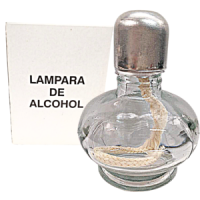 LAMPARA DE ALCOHOL DE VIDRIO DE 60ML
