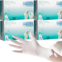 GUANTE DE LATEX CONFORT LISO VARIAS TALLAS AMBIDERM