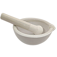 MORTERO DE PORCELANA CON MANO DE 135ML