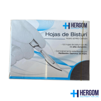 HOJA DE BISTURÍ ACERO AL ALTO CARBÓN HERGOM