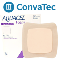 AQUACEL FOAM NO ADHESIVO 15CM X 15CM POR PIEZA Y CAJA 420635