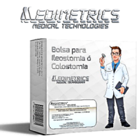 BOLSA PARA ILEOSTOMIA O COLOSTMIA TAMAÑO ADULTO CAJA CON 10 BOLSAS MEDIMETRICS