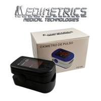 OXIMETRO DE PULSO NEGRO MEDIMETRICS FS10A