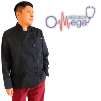 FILIPINA CHEF NEGRA TALLA 28 A 44