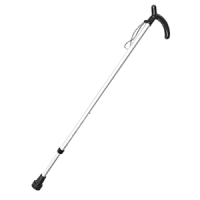 BASTÓN MANGO ALEMÁN DE ALUMINIO COLOR NATURAL