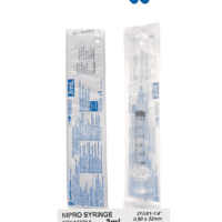 JERINGA 3ML 21X32MM CON AGUJA VERDE NIPRO