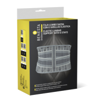 FAJA SACRO LUMBAR CON 6 VARILLAS ELASTICAS TALLA G BENESTA